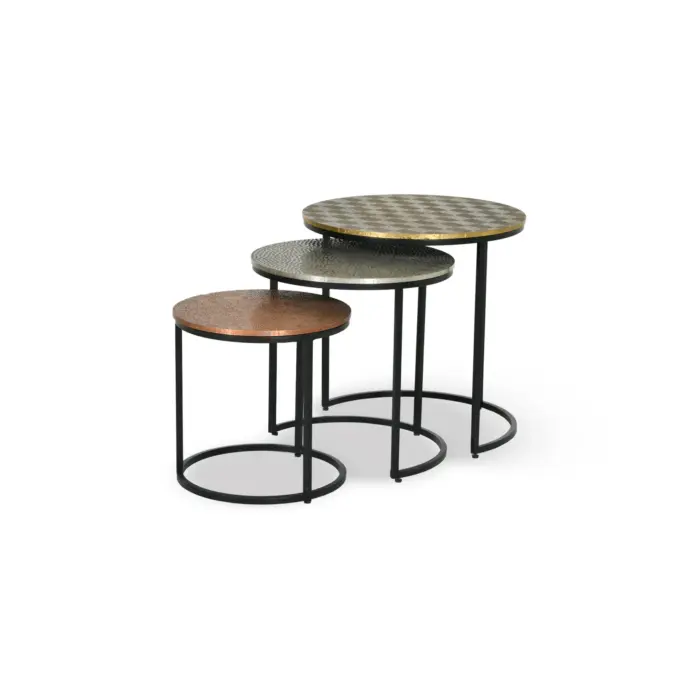 TRIDOT set of 3 Side Tables
