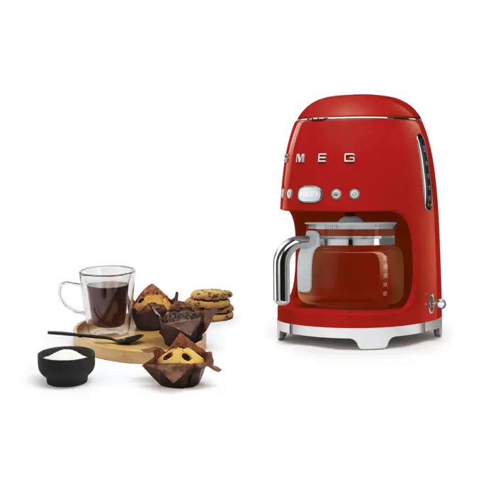 Smeg DCF02 Red Coffee Machine