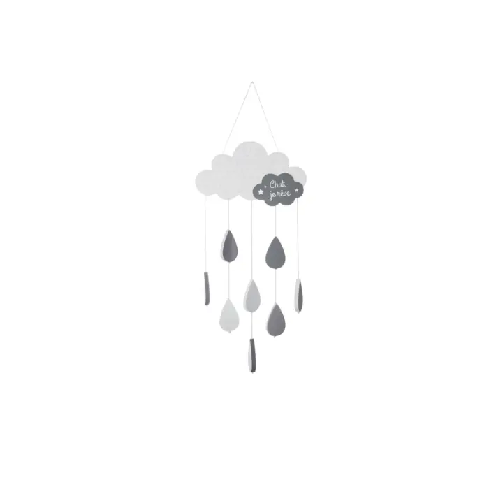Grey Cloud Hanging Deco