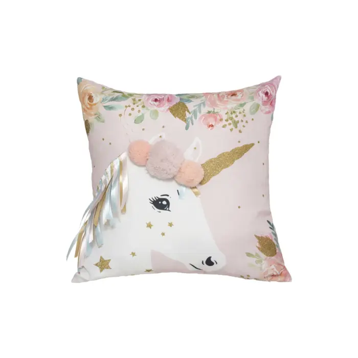 Ribbon Unicorn Cushion