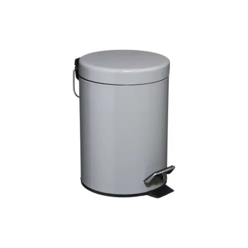 Grey Metal Dustbin