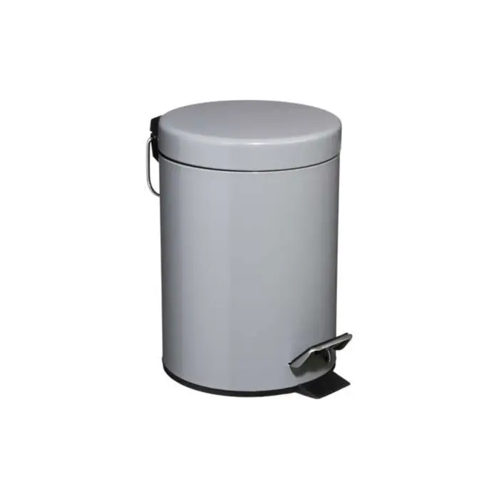 Grey Metal Dustbin