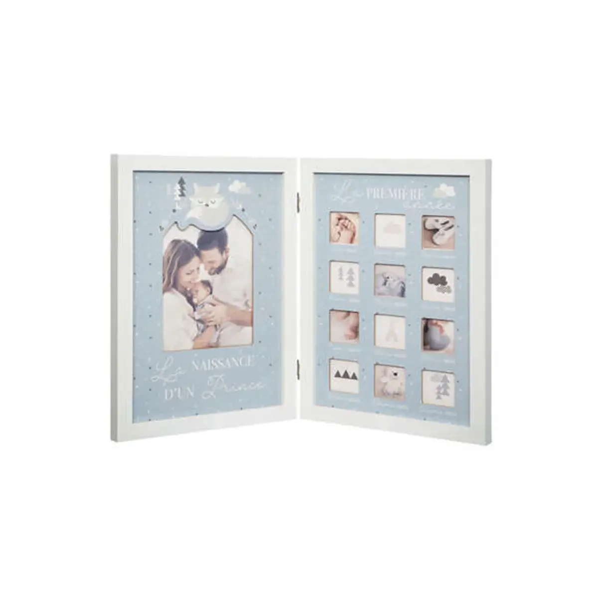Photo Montage Frame Blue Photo Montage Frame Blue