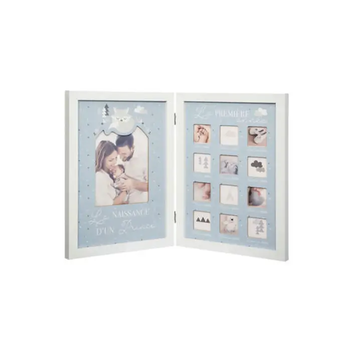 Photo Montage Frame Blue Photo Montage Frame Blue