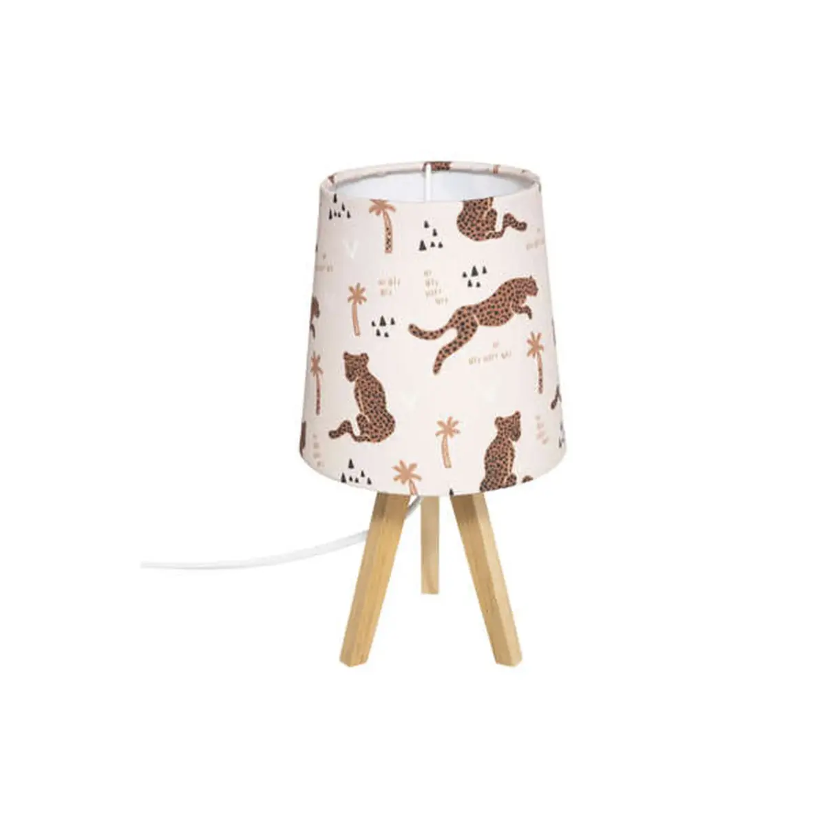 Wooden Kids Lamp Panther