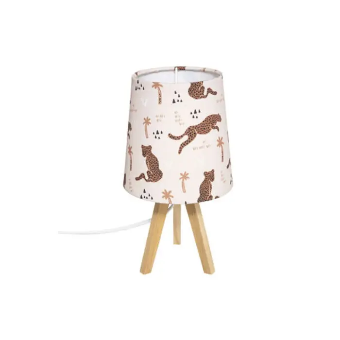 Wooden Kids Lamp Panther