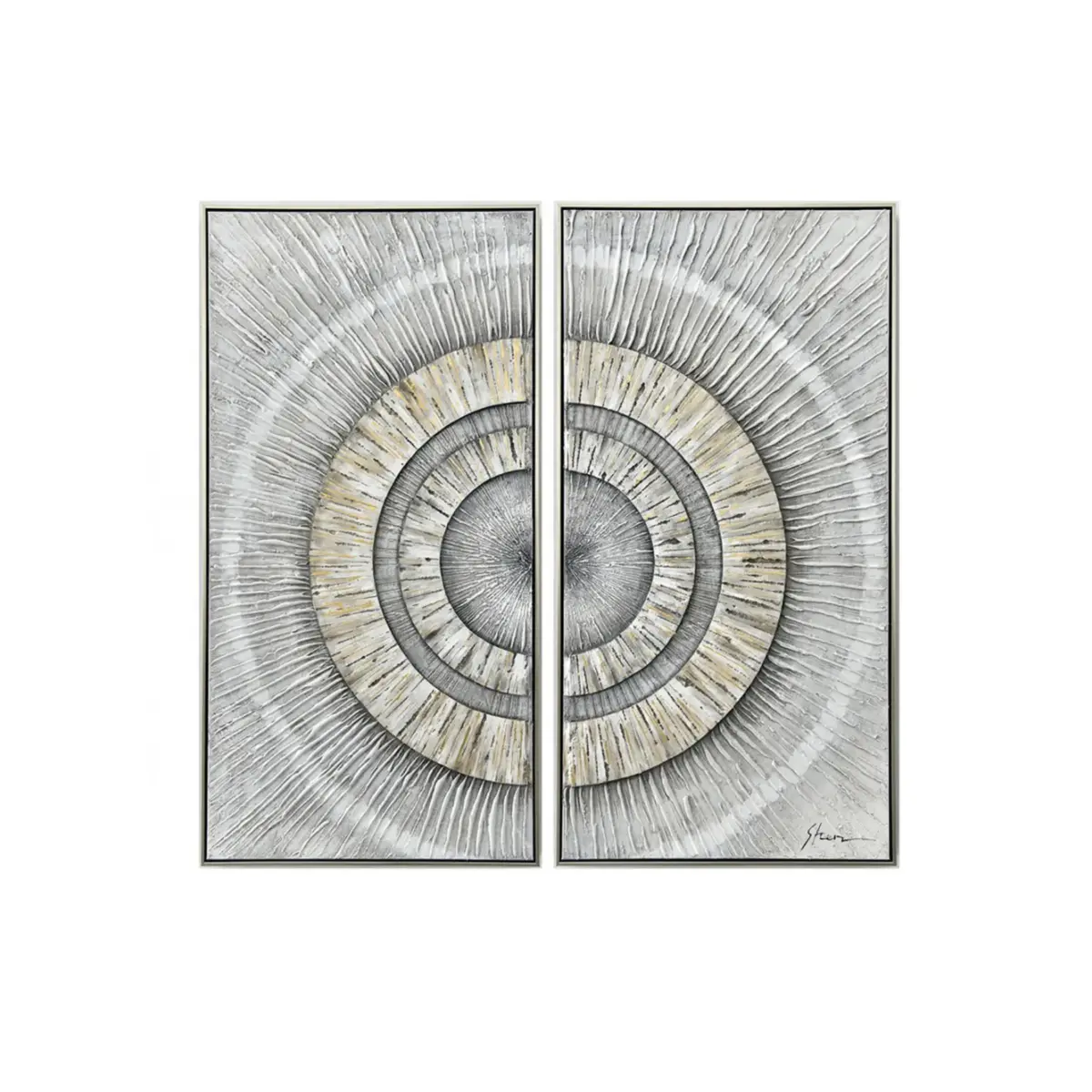 Regular Circle Diptych