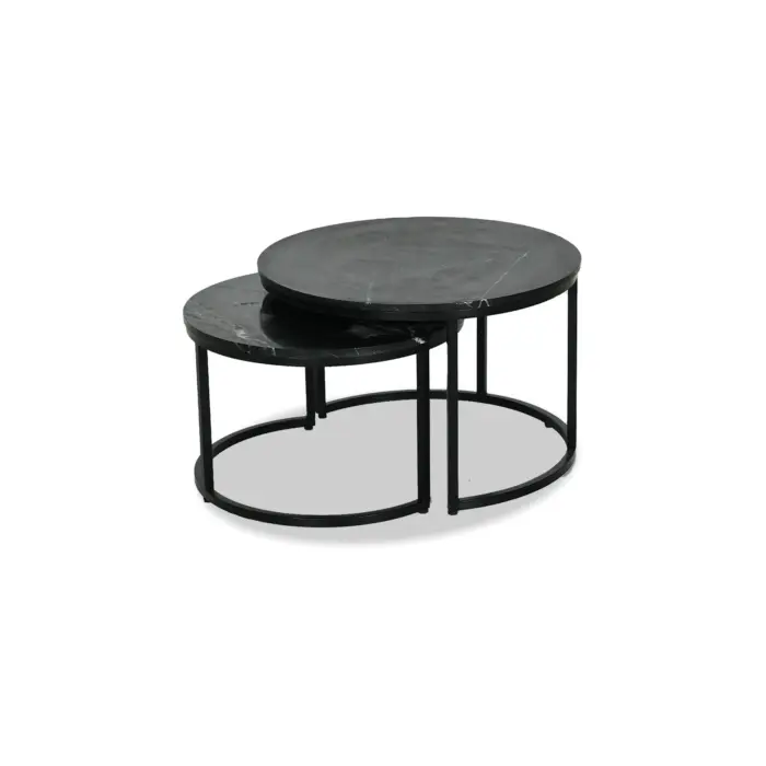 Black Marble Nesting Tables
