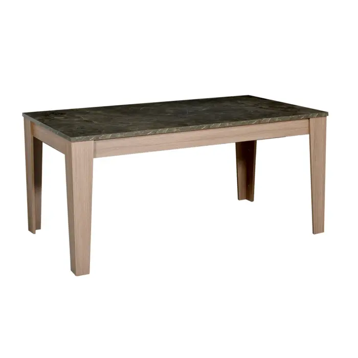 DINING TABLE Grey Stone+walnut