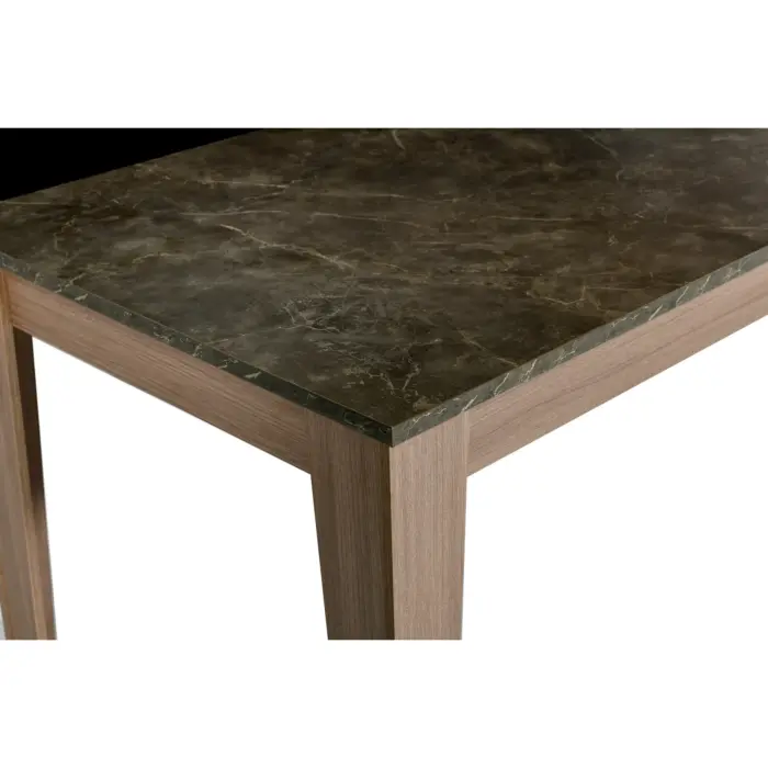 DINING TABLE Grey Stone+walnut