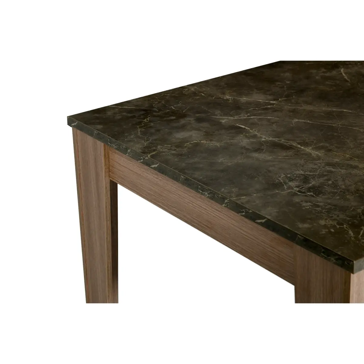 DINING TABLE Grey Stone+walnut