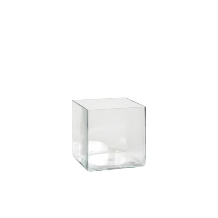 Britt Vase Square Transparent