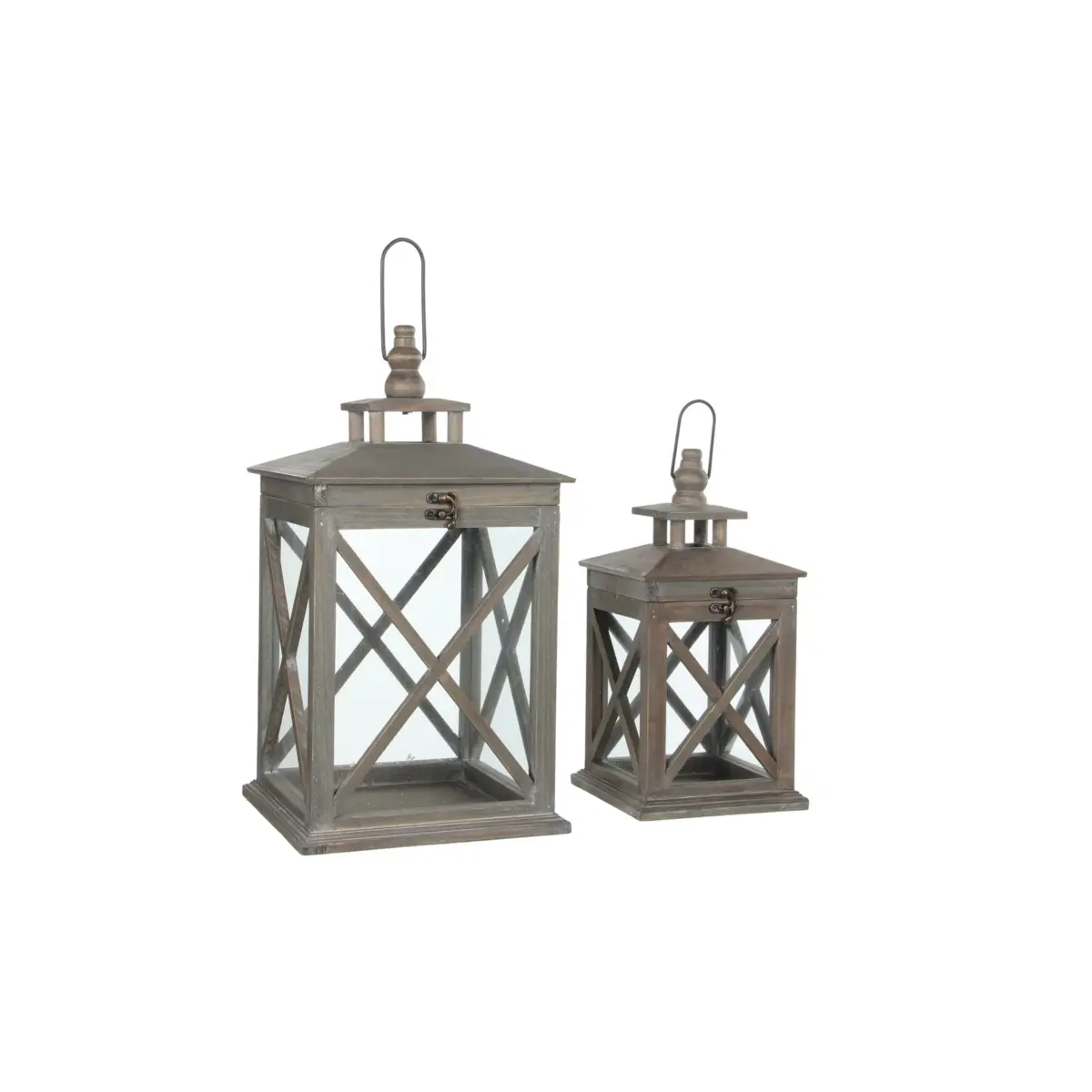 Lantern Set Brown