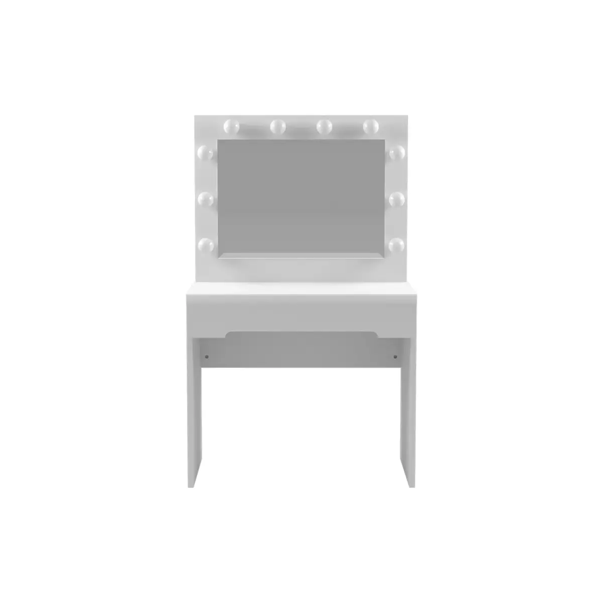 Make Up Table White Gloss