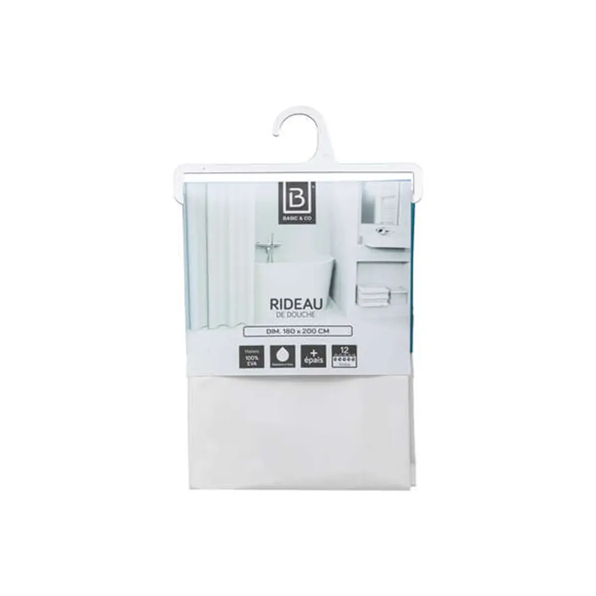 Shower Curtain White