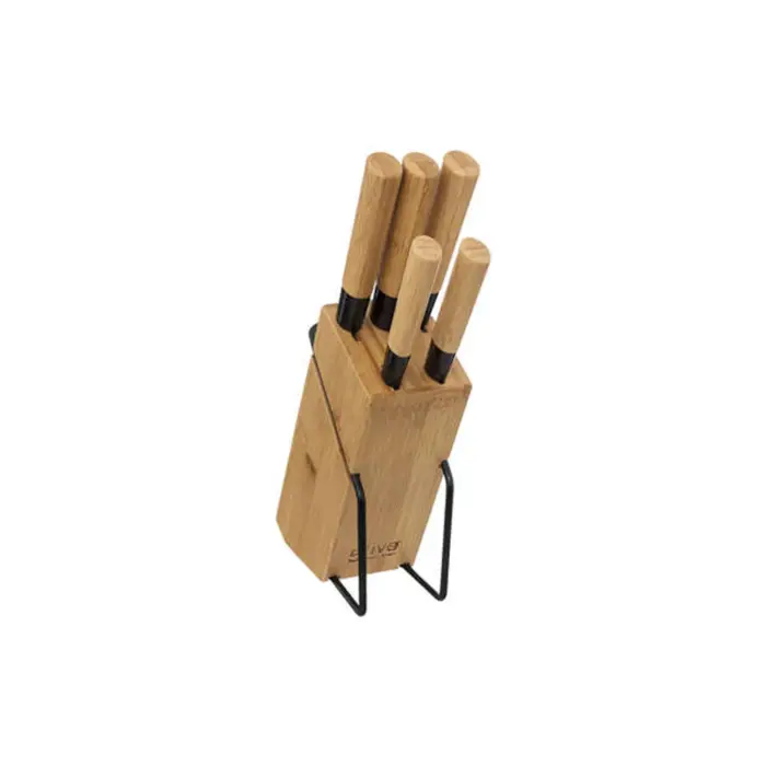 5 Knife Stand Bamboo