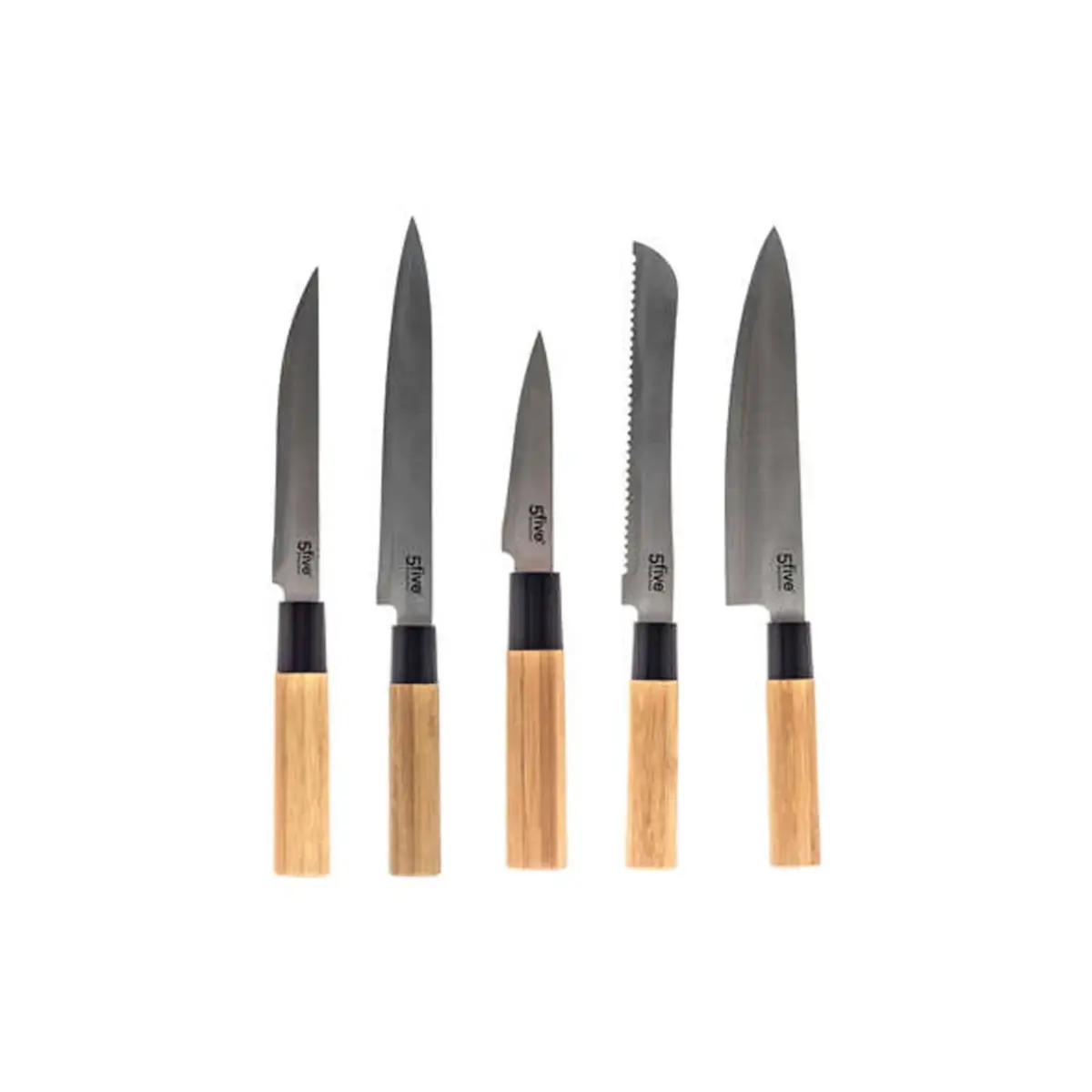 5 Knife Stand Bamboo