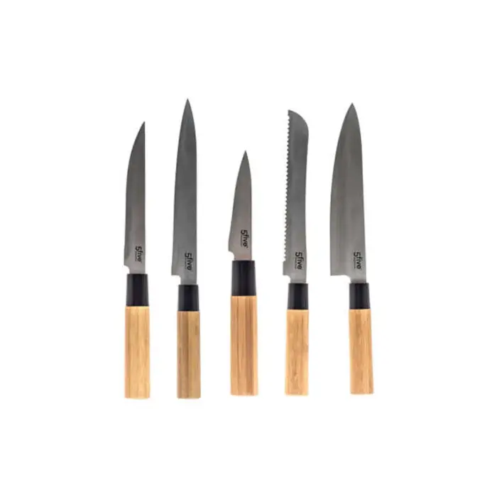 5 Knife Stand Bamboo