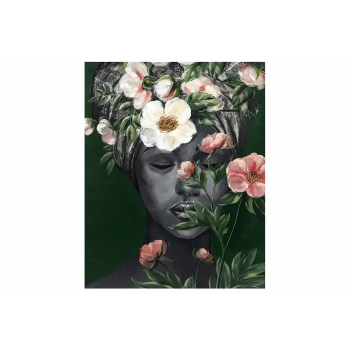 Thinking Black Lady Portrait