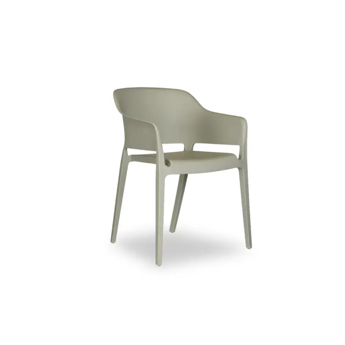 1798-GREEN-9206-5 ESPRESSY Plastic Chair