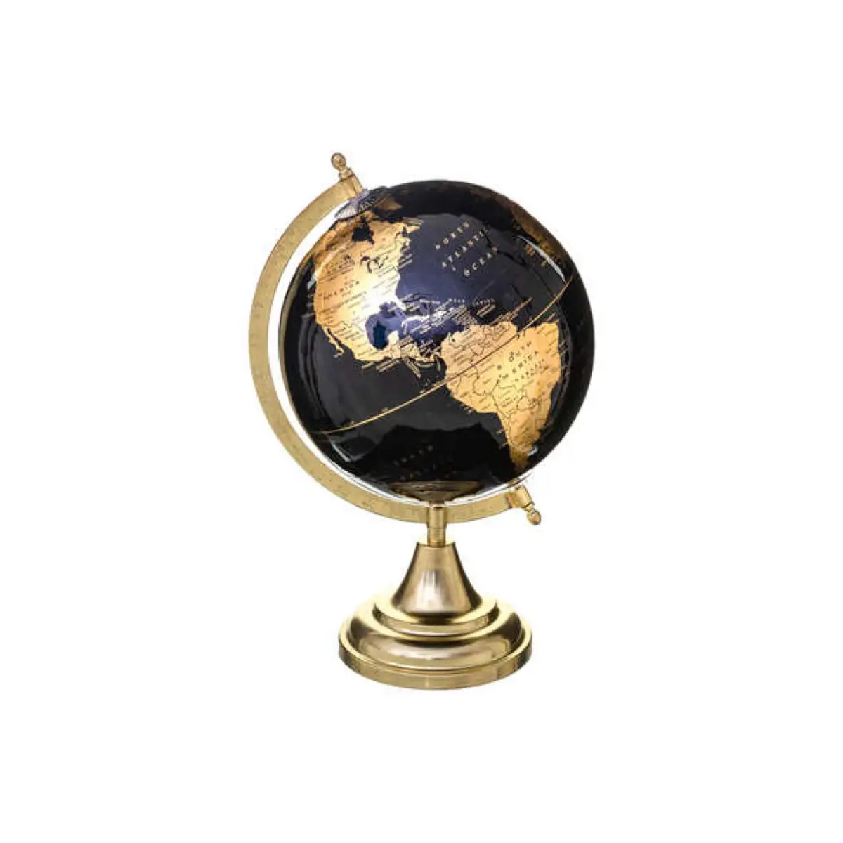 Black Gold Globe