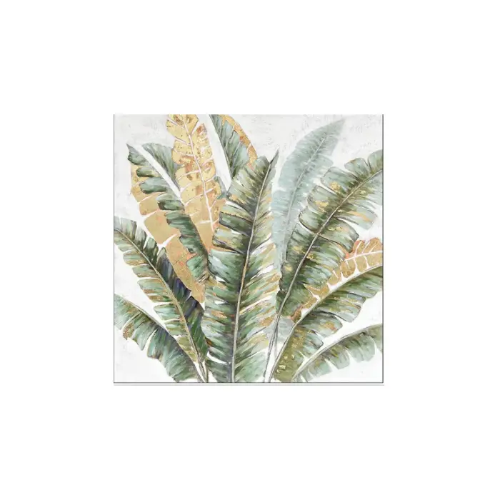 Banana Leaf Gold Art