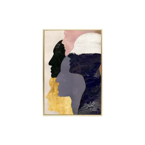 Four Abstract People Meditatin Four Abstract People Meditatin