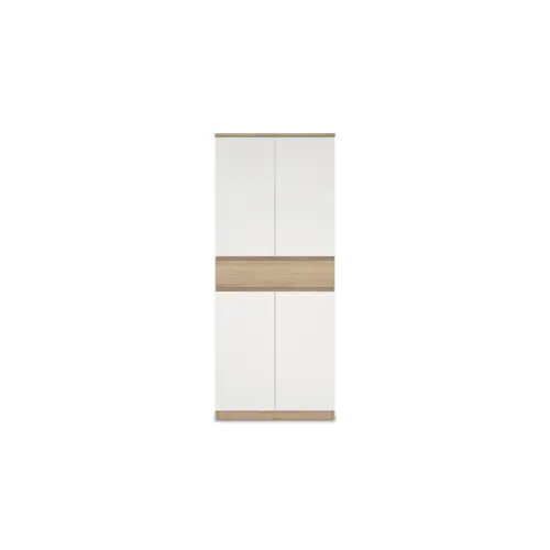 NAIA White Shoe Cabinet Tall