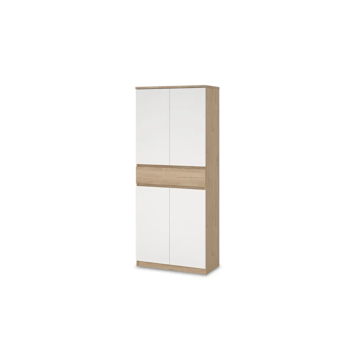 NAIA White Shoe Cabinet Tall