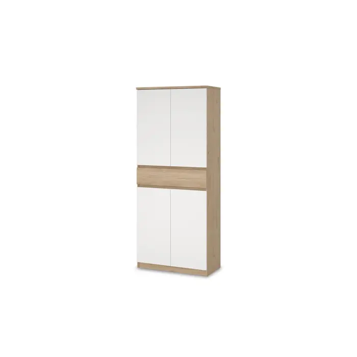 NAIA White Shoe Cabinet Tall
