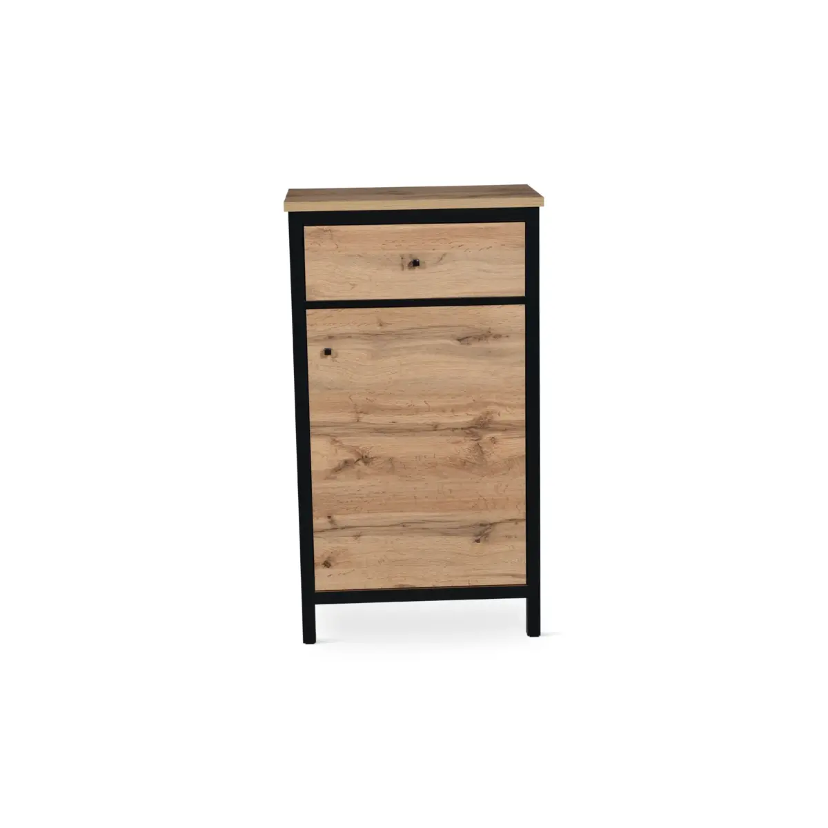 Cabinet 1dr Tacho Oak Black Cabinet 1dr Tacho Oak Black