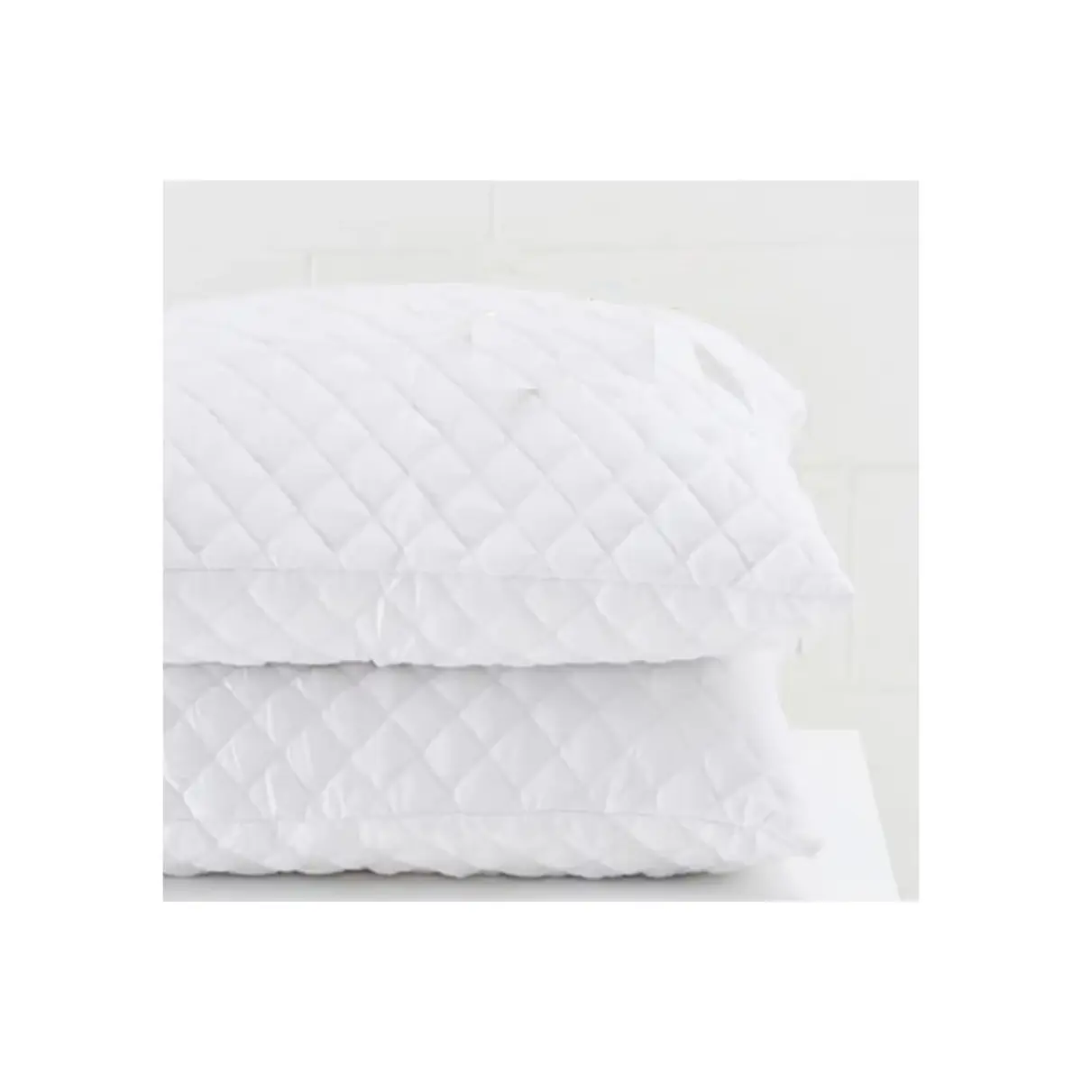 QUILT.PILLOW PROT.WTRPRF 2PCS