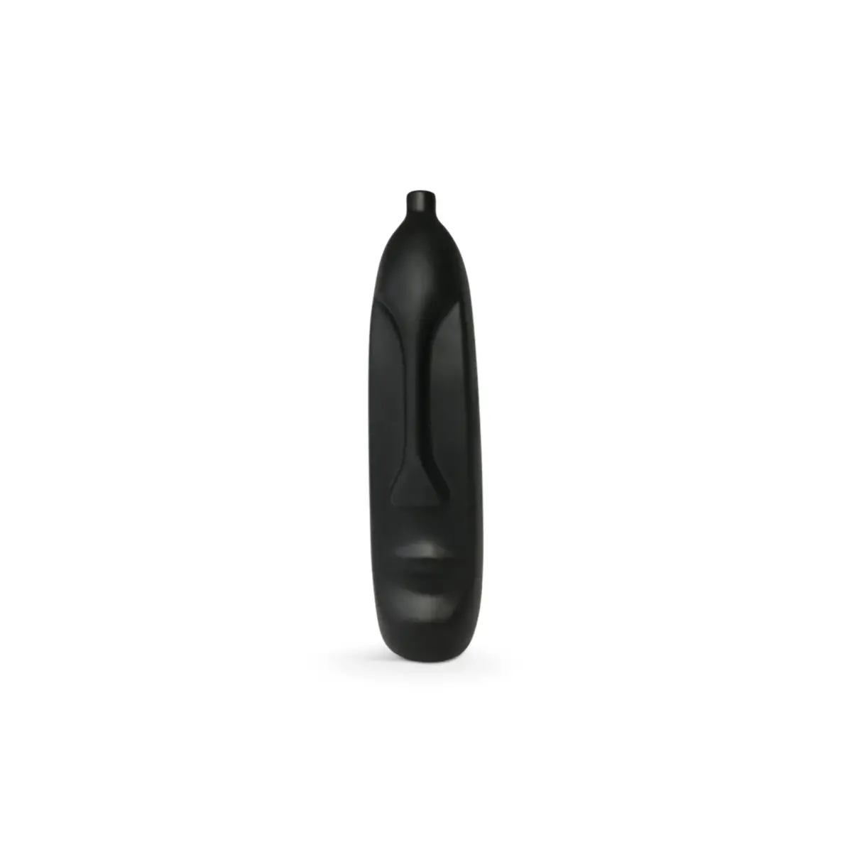 Barik Vase Polyr Black