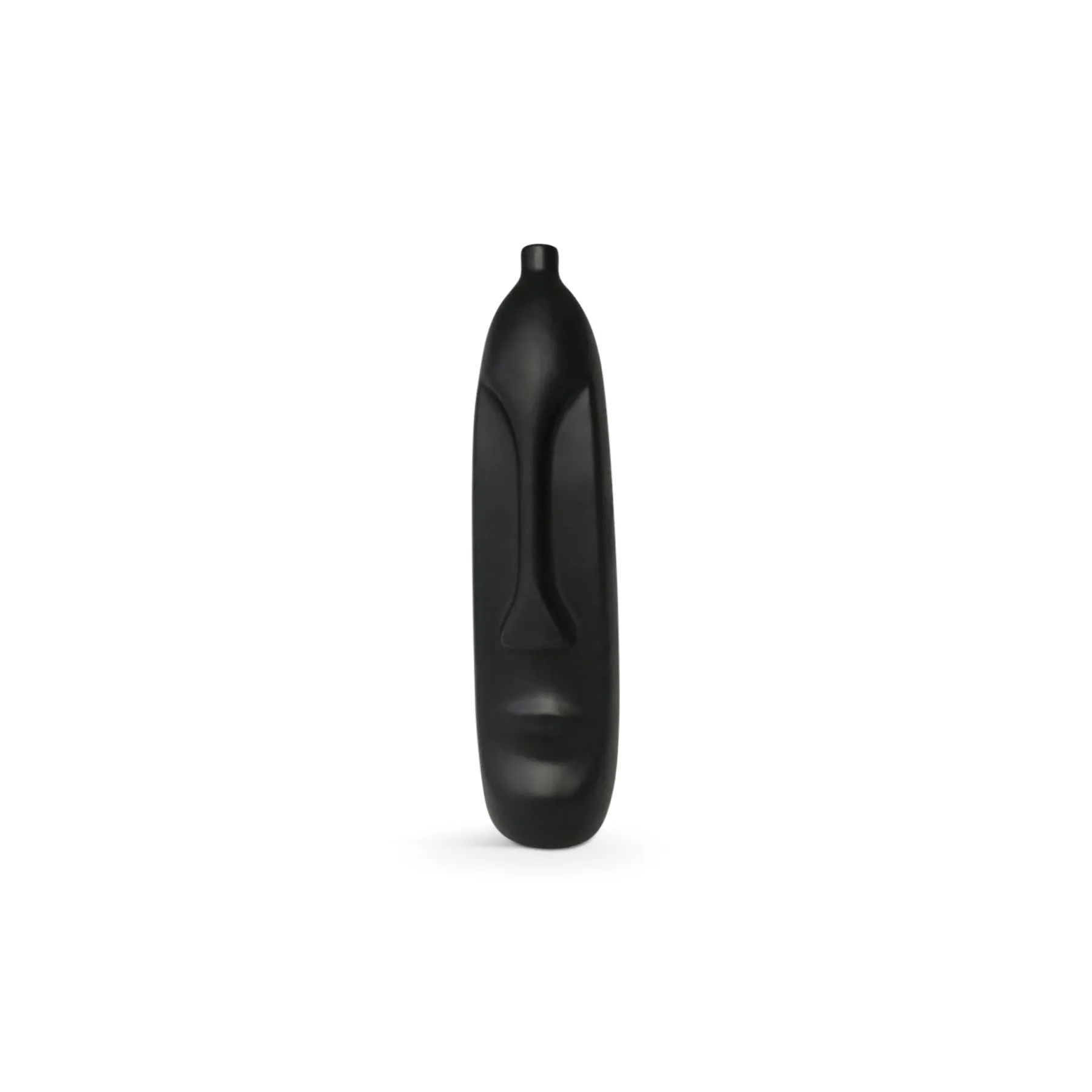 Four Day Barik Vase Polyr Black