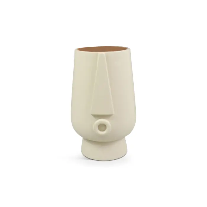 Fira Vase Polyresin Ivory