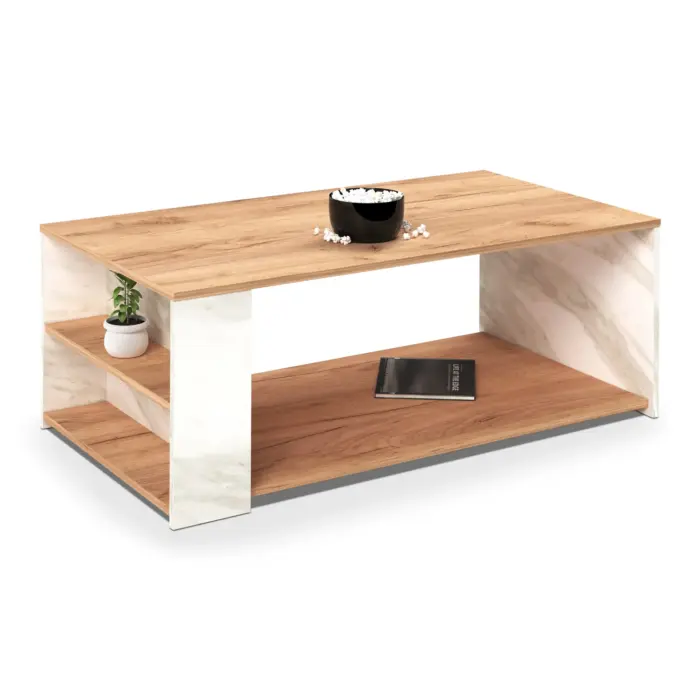 Coffee Table Gold Oak