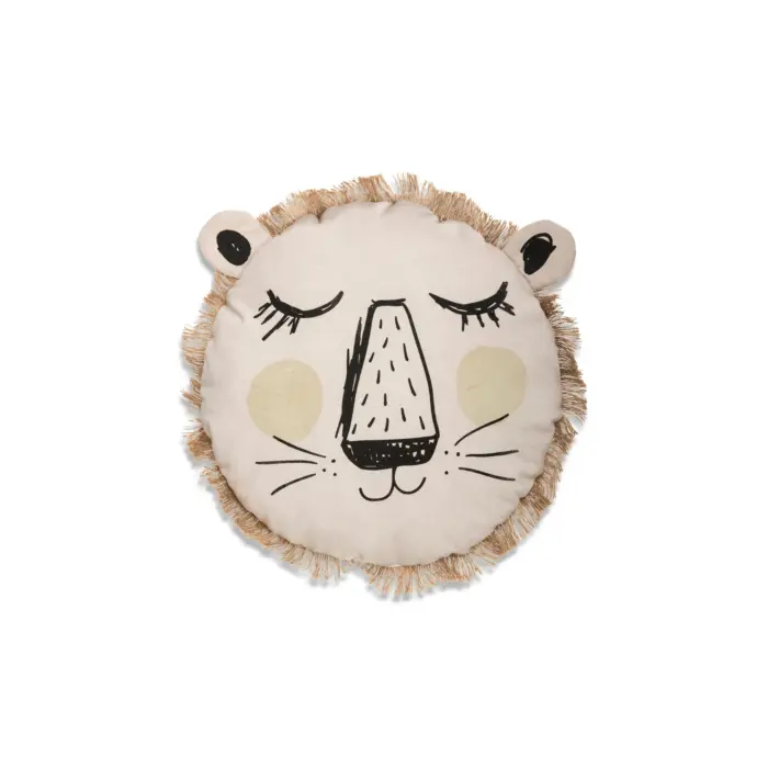 Lion Cushion Fringe
