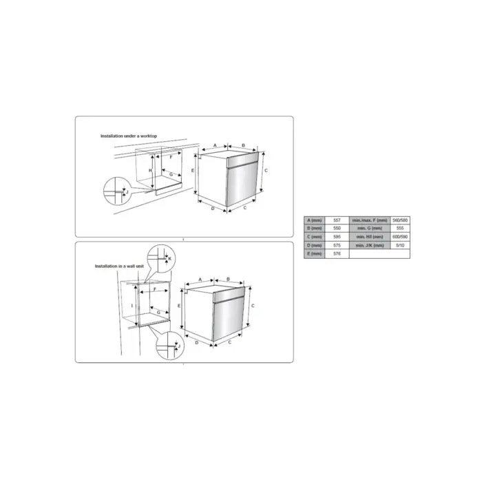 Daewoo Built-in Oven