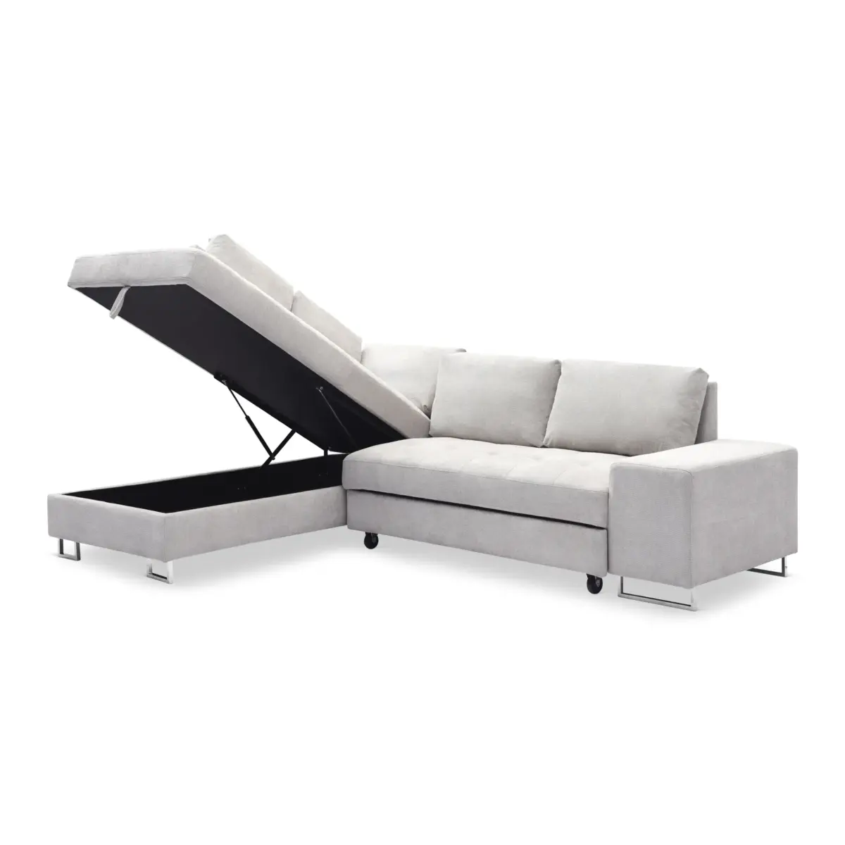 1292-WZ2091-2-L-CRN-4 BONBON Corner Sofa Bed