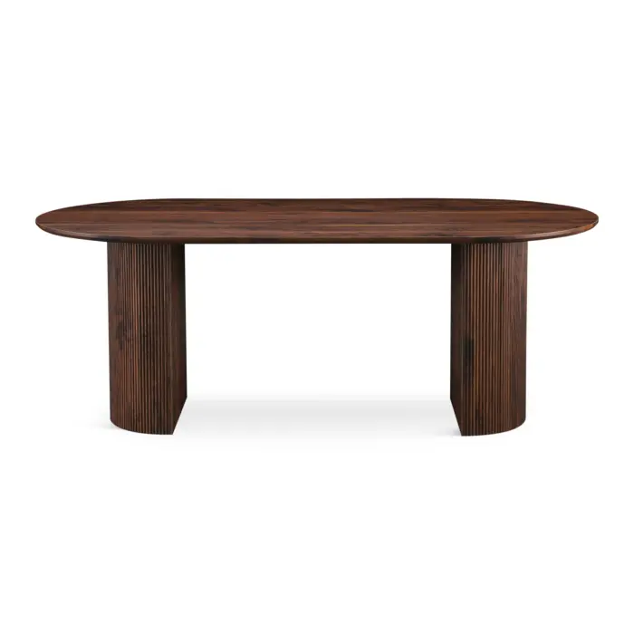 DINING TABLE WALNUT MDF