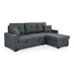 JAZA Reversible Sofa Bed with Storage