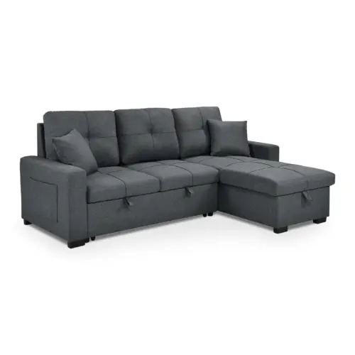 JAZA Reversible Sofa Bed with Storage