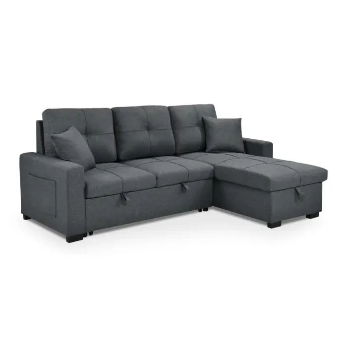 JAZA Reversible Sofa Bed with Storage