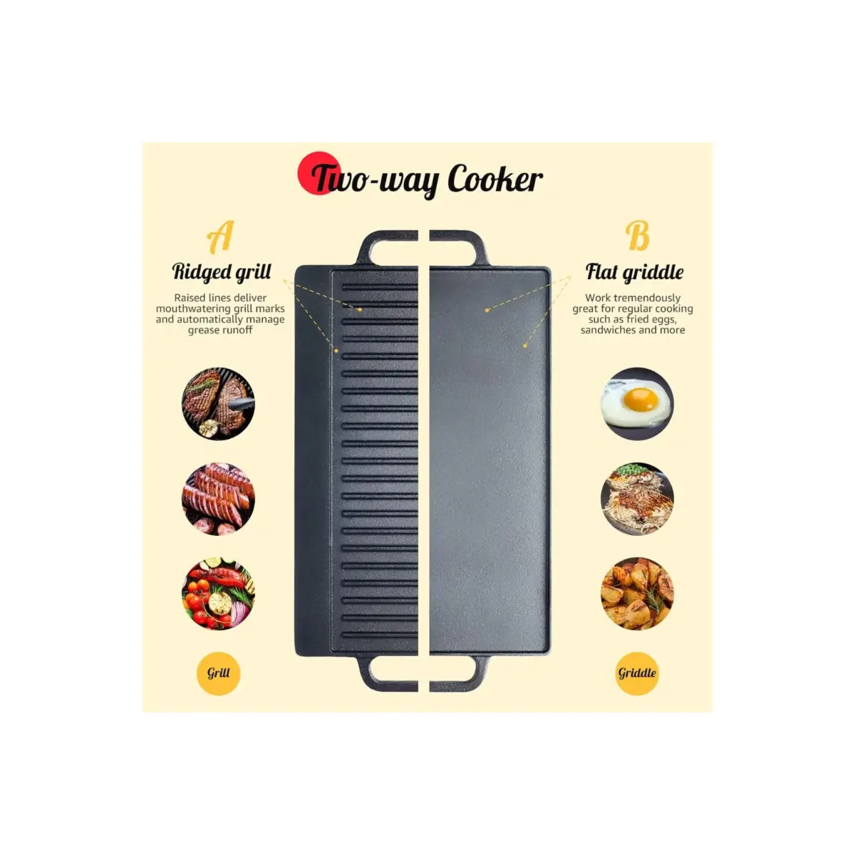 ANK Cast-iron Griddle
