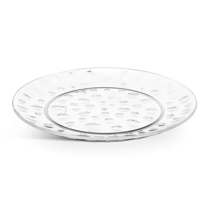 Plastic Dessert Plate Dots