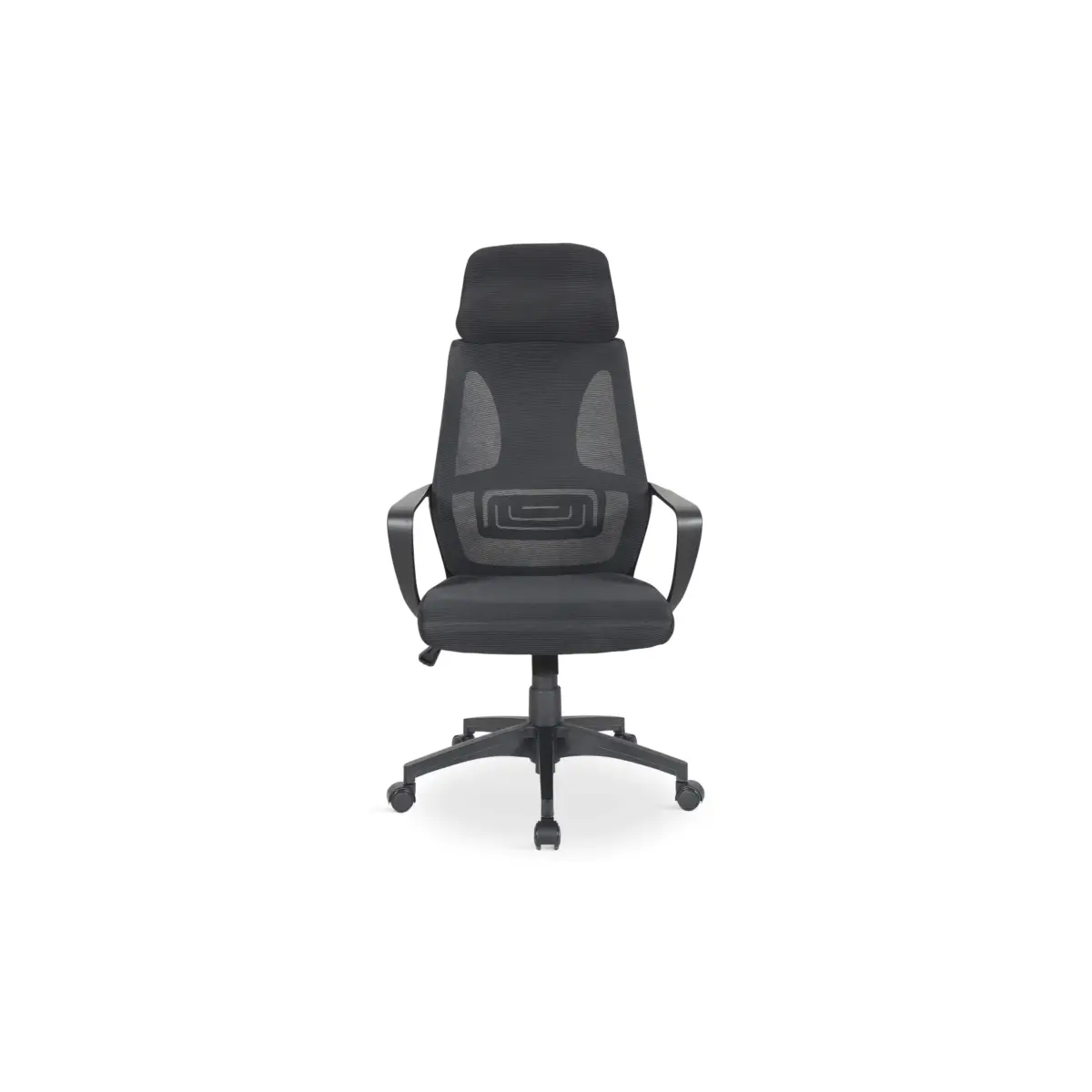 LIBRARE Black Fabric Desk Chair LIBRARE Black Fabric Desk Chair