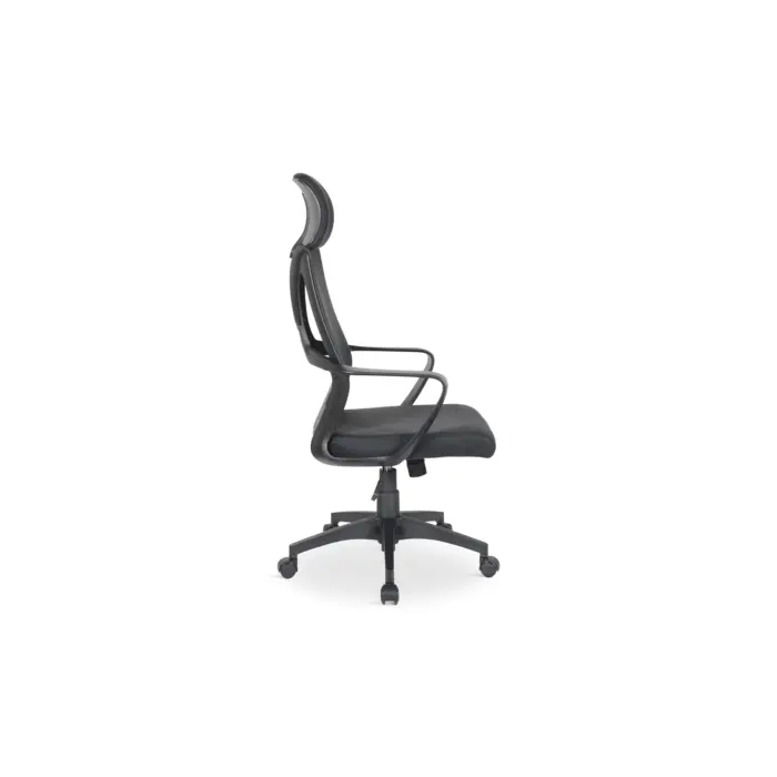 LIBRARE Black Fabric Desk Chair LIBRARE Black Fabric Desk Chair