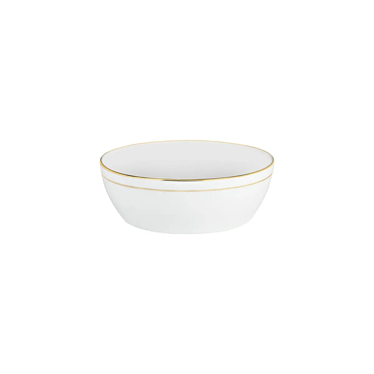 Gold Rim Salad Bowl