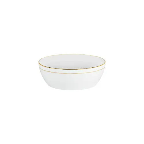 Gold Rim Salad Bowl