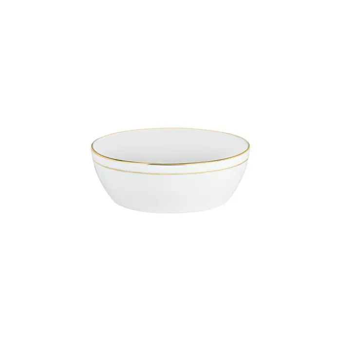Gold Rim Salad Bowl